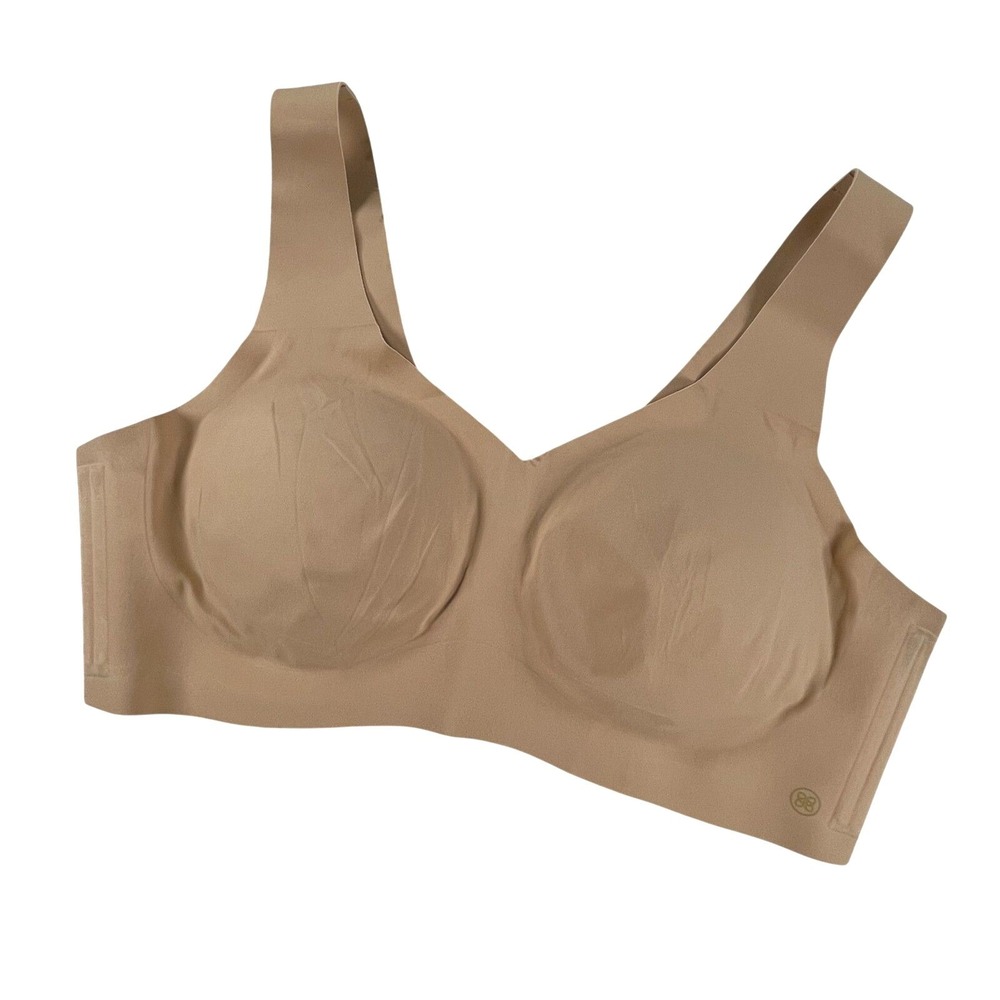 Honeylove Silhouette Bra 1X Sand Beige Soft Foam Wireless Support Comfort